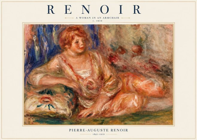 Renoir Reclining Woman No2 - Affiche