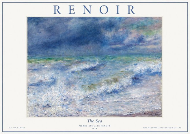 Renoir The Sea No1 - Affiche