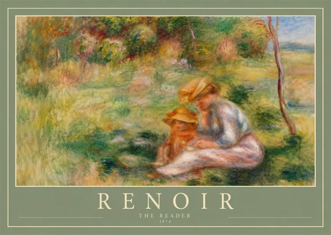 Renoir The Reader No2 - Affiche