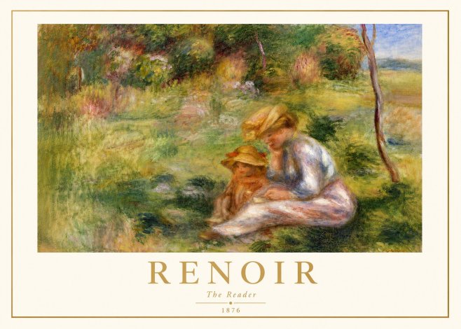 Renoir The Reader No3 - Affiche