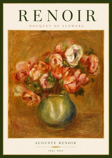 Renoir Bouquet of Flowers No6 - Affiche
