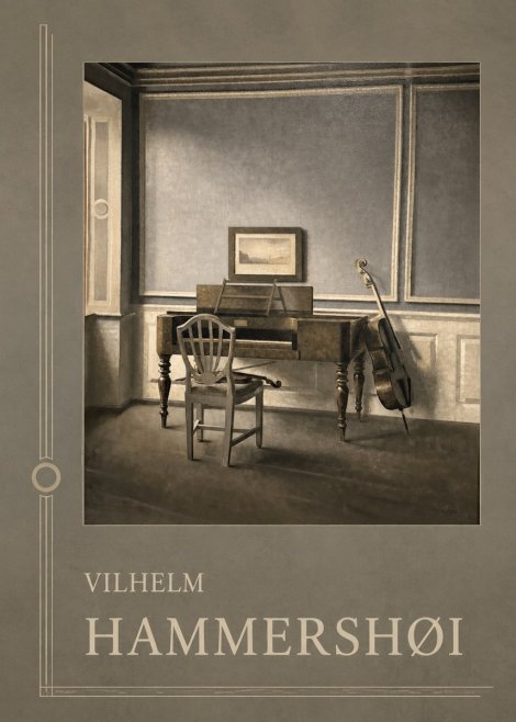 Vilhelm Hammershøi Interior with a Piano and a Cello No2 - Affiche