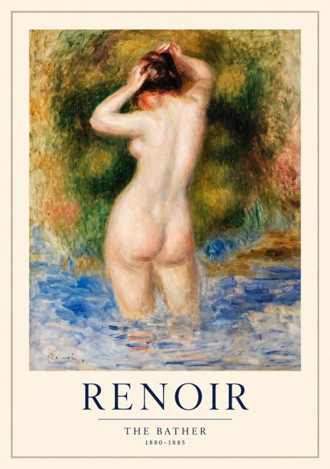 Renoir The Bather No1 - Affiche