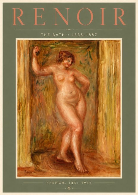 Renoir The Bath No4 - Affiche