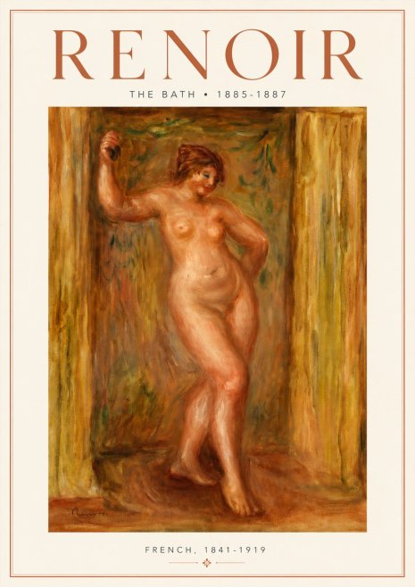 Renoir The Bath No5 - Affiche