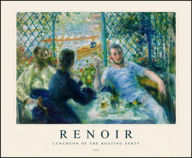 Renoir Luncheon of the Boating Party No1 - Affiche