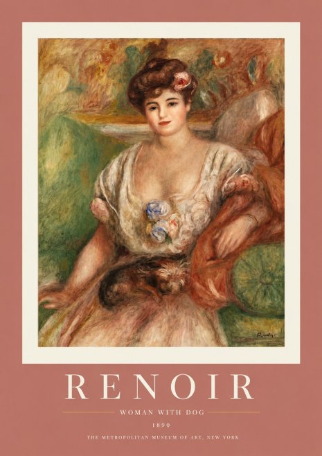 Renoir The Roman Girl No2 - Affiche