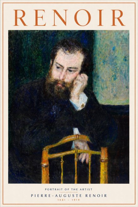 Renoir Portrait of the Artist No2 - Affiche