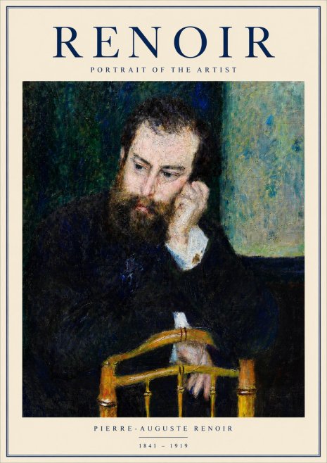 Renoir Portrait of the Artist No3 - Affiche