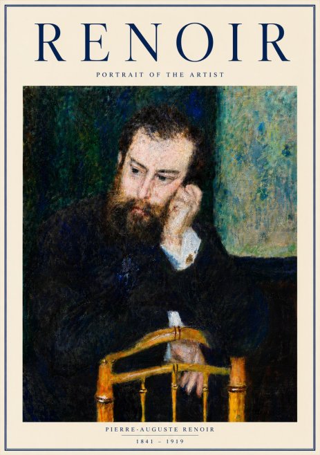 Renoir Portrait of the Artist No6 - Affiche