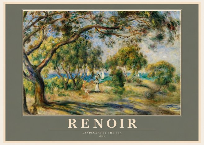 Renoir Landscape Near Cagnes IV No2 - Affiche