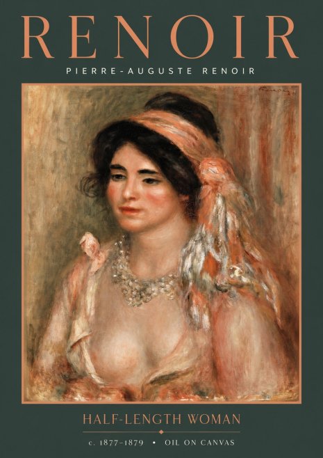 Renoir Half-length Woman No2 - Affiche