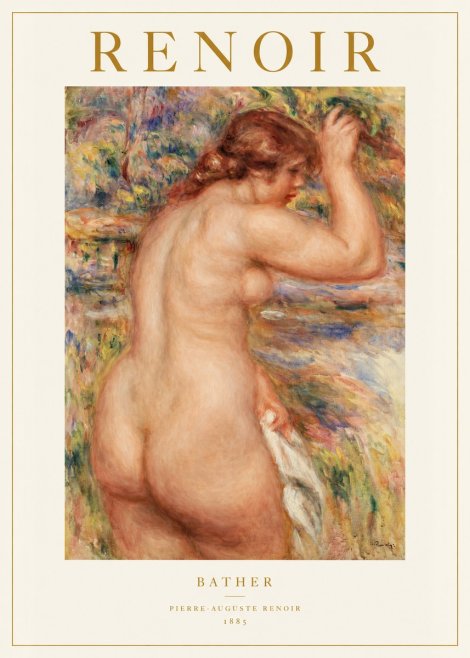 Renoir Bather No1 - Affiche