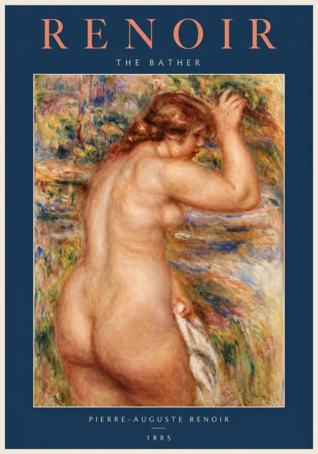 Renoir Bather No4 - Affiche
