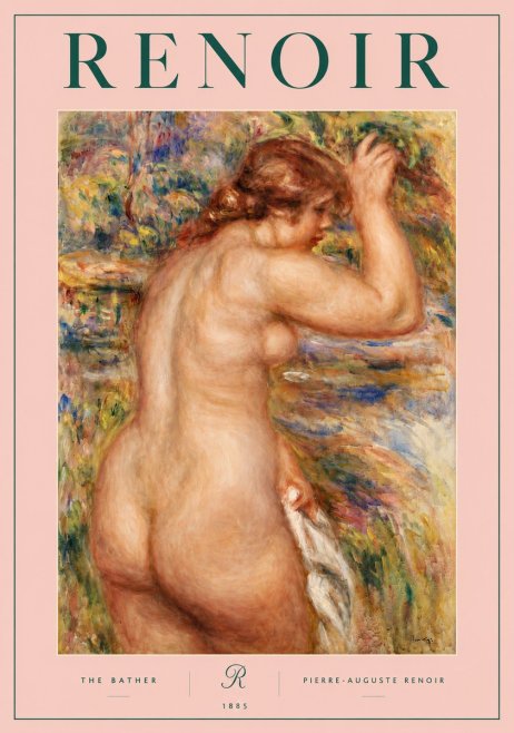 Renoir Bather No5 - Affiche