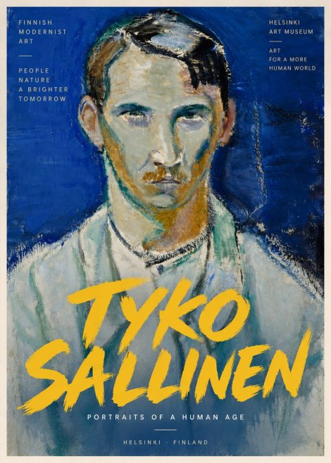 Tyko Sallinen Portrait of a Man IV No4 - Affiche
