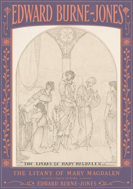 Edward Burne-Jones The Litany of Mary Magdalen No3 - Affiche