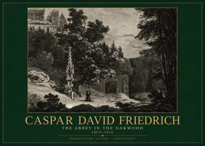 Caspar David Friedrich The Abbey in the Oakwood No2 - Affiche