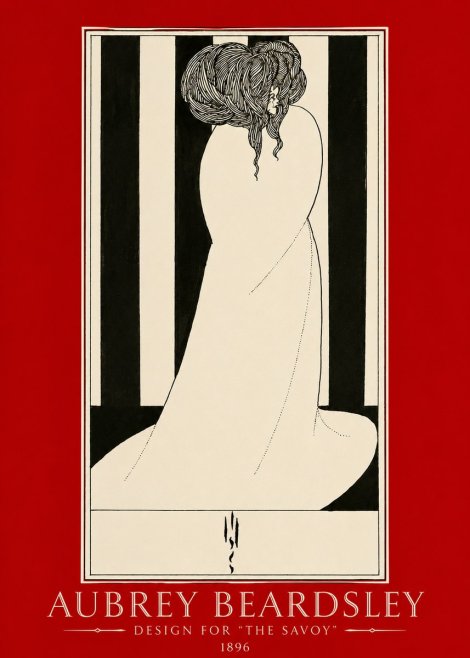 Aubrey Beardsley One of Six Designs for 'the Savoy' No2 - Affiche