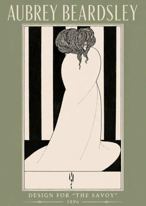 Aubrey Beardsley One of Six Designs for 'the Savoy' No4 - Affiche