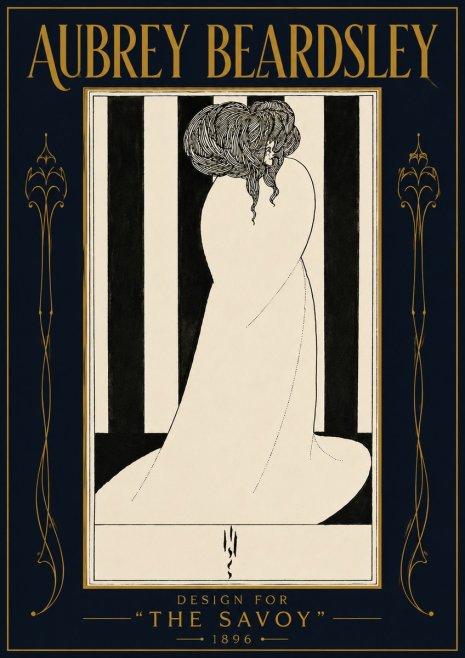 Aubrey Beardsley One of Six Designs for 'the Savoy' No6 - Affiche