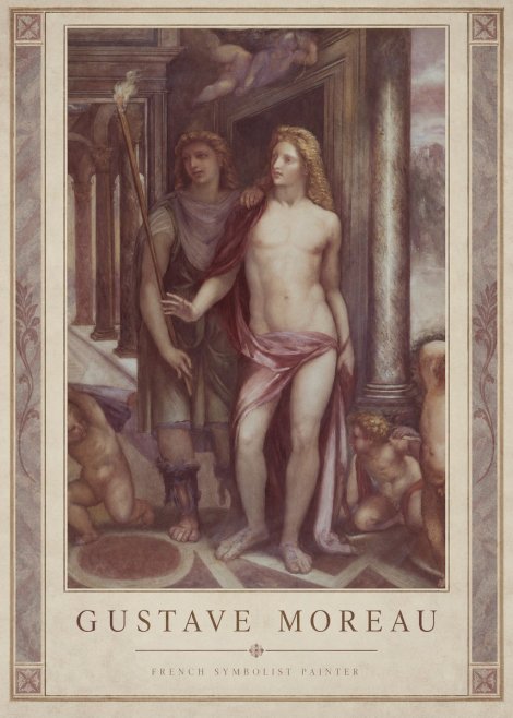 Gustave Moreau Youth No1 - Affiche