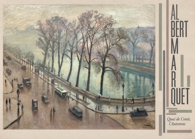 Albert Marquet Quai De Conti, L'automne No5 - Affiche