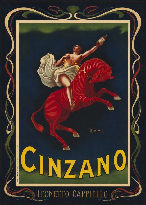 Leonetto Cappiello Cinzano No5 - Affiche