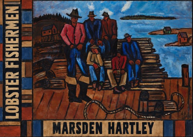 Marsden Hartley Lobster Fishermen II No4 - Affiche