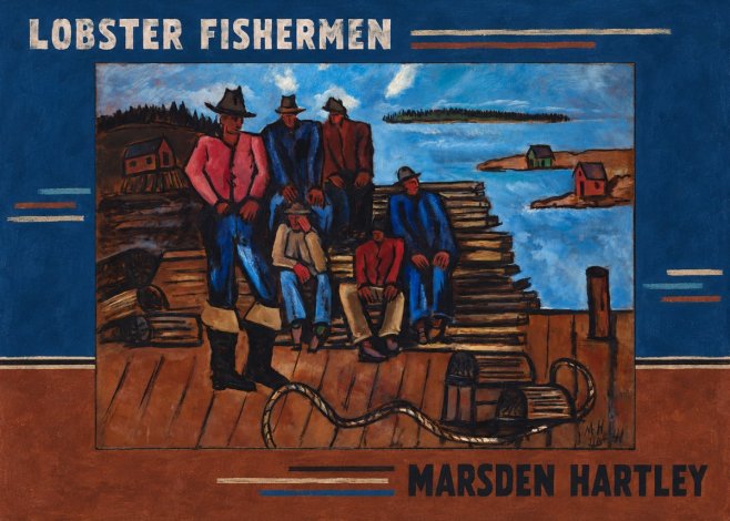 Marsden Hartley Lobster Fishermen II No5 - Affiche