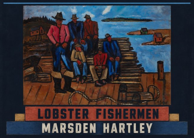 Marsden Hartley Lobster Fishermen II No6 - Affiche