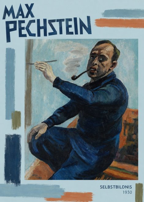 Max Pechstein Selbstbildnis No3 - Affiche
