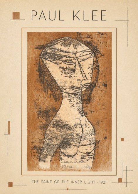 Paul Klee The Saint of the Inner Light No1 - Affiche