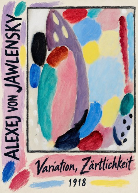 Alexej von Jawlensky Variation, Zärtlichkeit No2 - Affiche