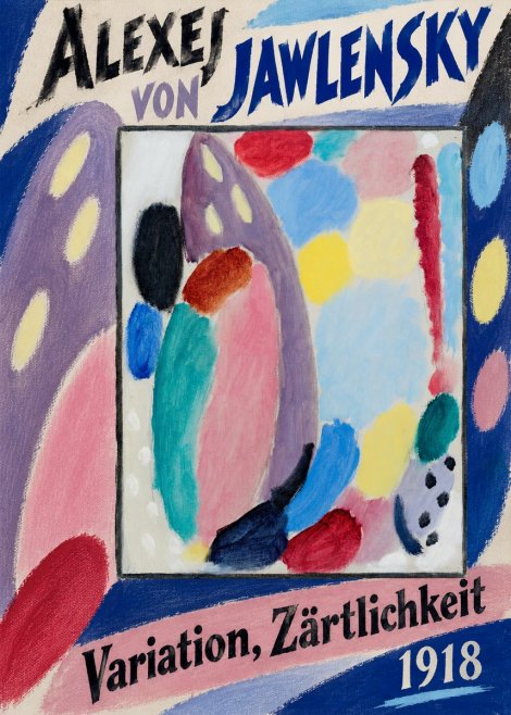 Alexej von Jawlensky Variation, Zärtlichkeit No4 - Affiche