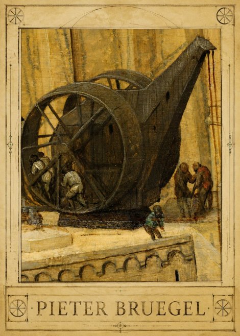 Pieter Bruegel The Crane No1 - Affiche