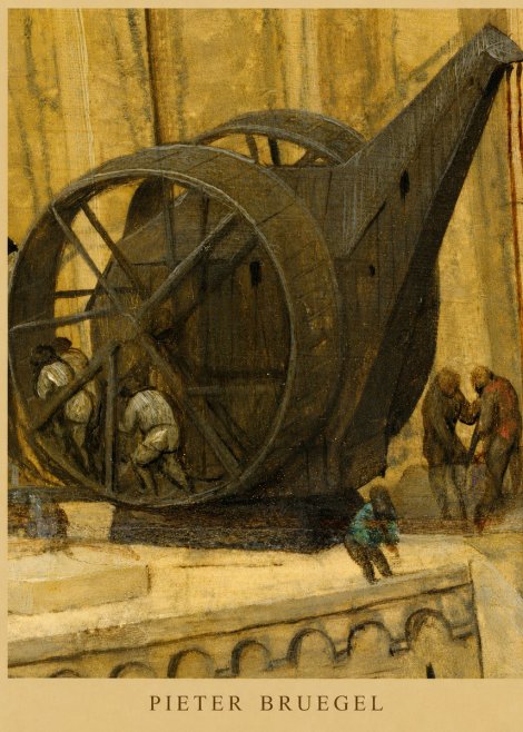 Pieter Bruegel The Crane No5 - Affiche