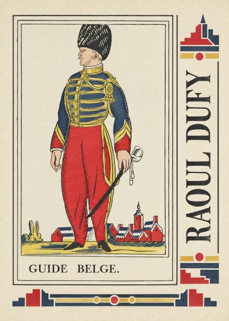 Raoul Dufy Guide Belge. No4 - Affiche