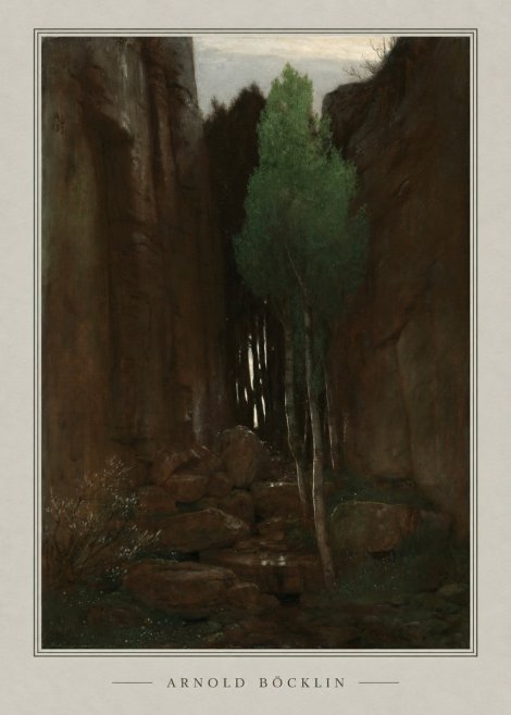 Arnold Böcklin Sacred Grove II No4 - Affiche