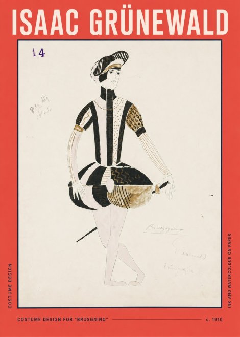 Isaac Grünewald Costume Design IX No2 - Affiche