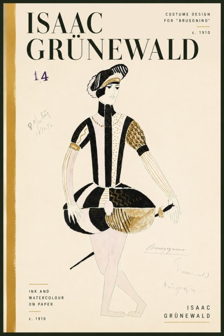 Isaac Grünewald Costume Design IX No4 - Affiche