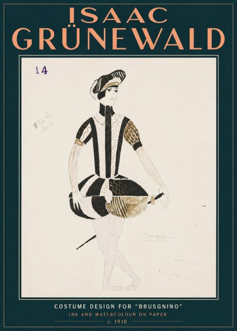 Isaac Grünewald Costume Design IX No5 - Affiche