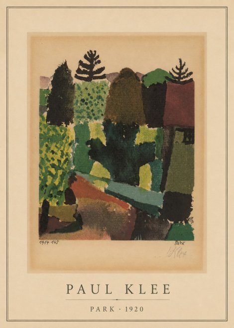 Paul Klee Park I No2 - Affiche