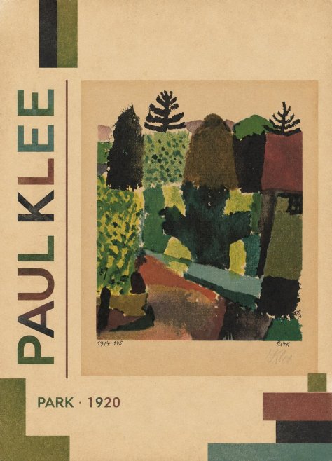 Paul Klee Park I No3 - Affiche