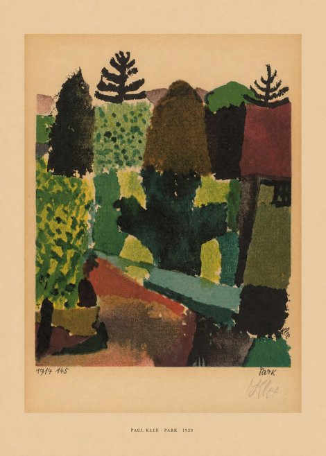 Paul Klee Park I No4 - Affiche