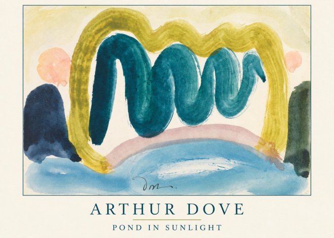 Arthur Dove Pond in Sunlight No4 - Affiche