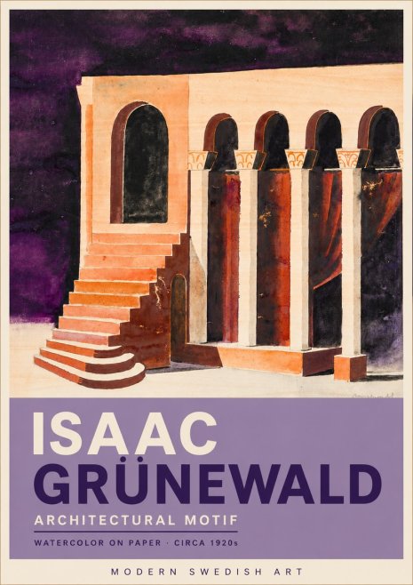 Isaac Grünewald Architectural Motif I No6 - Affiche