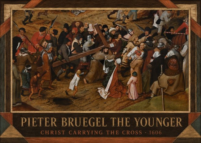 Pieter Bruegel Christ Carrying the Cross II No3 - Affiche