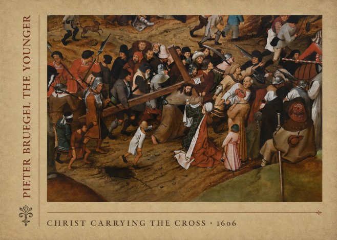 Pieter Bruegel Christ Carrying the Cross II No5 - Affiche