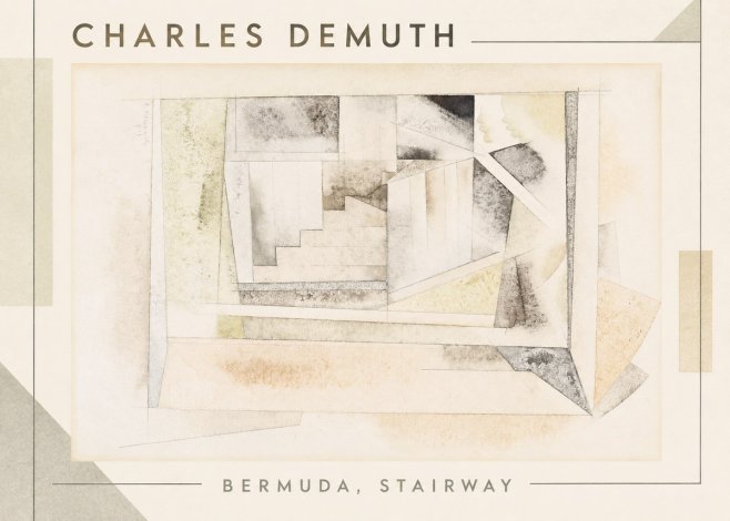 Charles Demuth Bermuda, Stairway No1 - Affiche